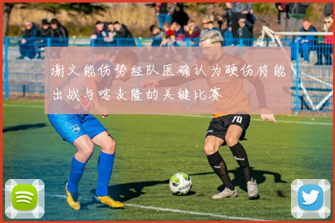 谢文能伤势经队医确认为硬伤将能出战与喀麦隆的关键比赛
